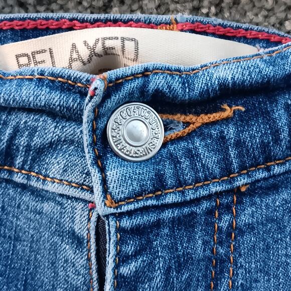 Levi’s 550 Relaxed Boot Cut Women’s Jeans Size 20M Blue Denim Mid Rise - Picture 2 of 5